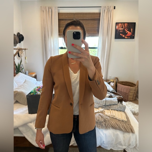 JCrew tan wool blend blazer. - Picture 7 of 9